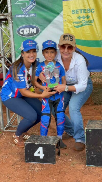 Imagem da notícia Cassilândia sedia final do Estadual do Motocross e revela talentos locais; Veja fotos dos competidores